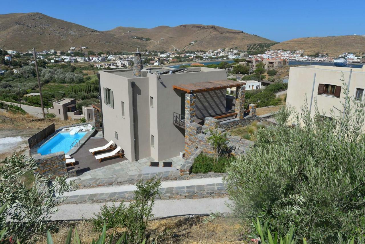 Luxurious 2019Blt Seaview Villa Wth Swimming Pool Korissia (Kea) Exterior foto