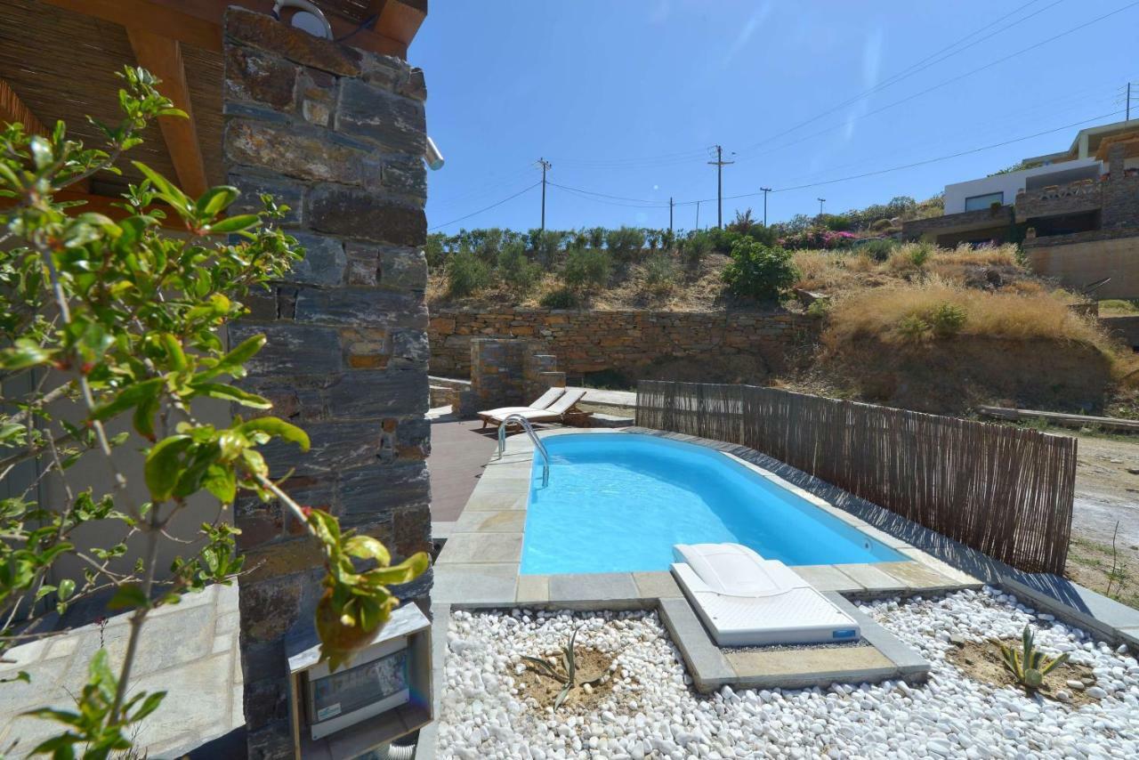 Luxurious 2019Blt Seaview Villa Wth Swimming Pool Korissia (Kea) Exterior foto