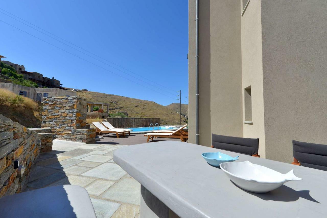 Luxurious 2019Blt Seaview Villa Wth Swimming Pool Korissia (Kea) Exterior foto