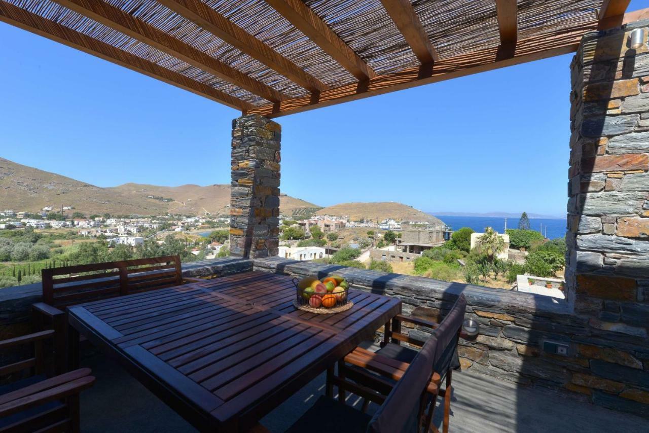 Luxurious 2019Blt Seaview Villa Wth Swimming Pool Korissia (Kea) Exterior foto