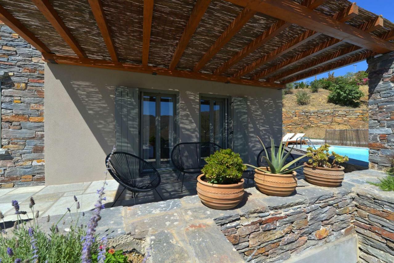 Luxurious 2019Blt Seaview Villa Wth Swimming Pool Korissia (Kea) Exterior foto