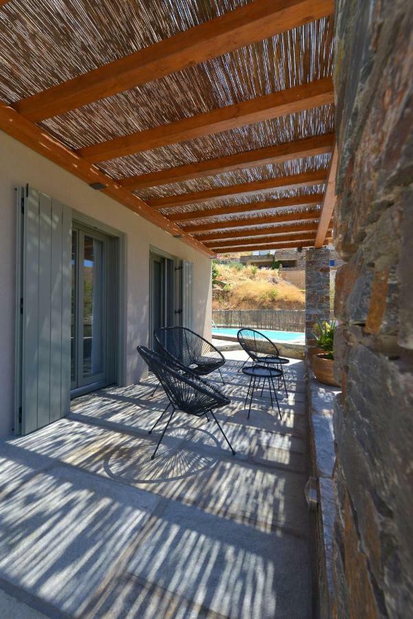 Luxurious 2019Blt Seaview Villa Wth Swimming Pool Korissia (Kea) Exterior foto
